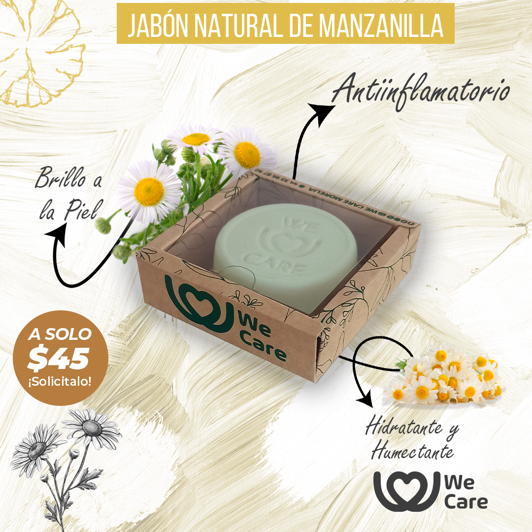 Jabón natural de manzanilla | We Care